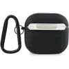Mercedes MEA4CSLBK AirPods 4 dėklas juodos spalvos Leather Metal Logo