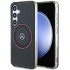 Mercedes MEHMS24S23HUORK S24 S921 juodos spalvos kietas dėklas Double Layer with Raudona MagSafe