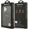 Mercedes Dėklas AMG Double Layer skaidrus Rhombs MagSafe skirtas Apple iPhone 17 juodos spalvos-red