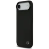 Mercedes Leather Large Laurel Leave MagSafe dėklas iPhone Air, juodos spalvos