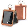 Mercury Basic Diary Dėklas Samsung Galaxy Z Flip7 Light rudos spalvos
