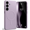 Dėklas Mercury MagSafe Semi-Silicone Samsung S25+ S936 lilac violetinės spalvos