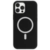 Mercury MagSafe Silikoninis Apple iPhone 12 Pro Max 6.7" dėklas telefonui juodos spalvos