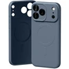 Mercury Semi-Silicone MagSafe dėklas Apple iPhone 17 Pro Max sierra mėlynas