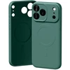 Mercury Semi-Silicone MagSafe dėklas Apple iPhone 17 Pro Max žalios spalvos