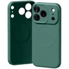 Mercury Semi-Silicone MagSafe dėklas Apple iPhone 17 Pro žalios spalvos