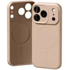 Mercury Semi-Silicone MagSafe dėklas Apple iPhone 17 Pro rožinės spalvos Sand