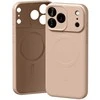 Mercury Semi-Silicone MagSafe dėklas skirtas Apple iPhone 17 Pro Max rožinės spalvos Sand