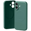 Mercury Semi-Silicone MagSafe dėklas Apple iPhone 17 žalios spalvos