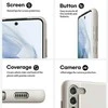 „Mercury“ silikoninis dėklas „Apple iPhone 15 Pro Max 6,7" (akmens spalvos)