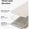 „Mercury“ silikoninis dėklas „Apple iPhone 15 Pro Max 6,7" (akmens spalvos)