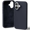 Dėklas Mercury Silikoninis dėklas Apple iPhone 16 tamsiai mėlynas