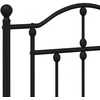 Metalinis galvūgalis, juodos spalvos, 160cm