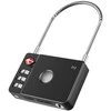 MiLi GPS Bluetooth MiLock Tracker HD-P16-L (tik Apple) bagažo užraktas juodos spalvos