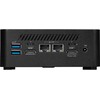 Mini desktop MSI Cubi NUC 1MG-014BEU Core 3 / 8GB DDR5/ 512 GB SSD/ Wi-Fi 6E + BT / 2×2.5Gbps/ Windows 11 Home / juodas