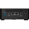 Mini desktop PC MSI Cubi NUC 1MG-238BEU barebone Core 5 / Wi-Fi 6E + BT / 2×2.5Gbps (juodas)