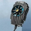 Mini ventiliatorius - aušintuvas telefonui AWEI Mini Fan (X31) juodos spalvos