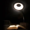 Mini Wozinsky belaidė LED skaitymo lempa su segtuku + USB-C laidas – Juodas