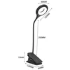 Mini Wozinsky belaidė LED skaitymo lempa su segtuku + USB-C laidas – Juodas