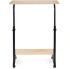 Mobile laptop table – side desk for armchair in light oak color, ModernHomedąb ModernHome