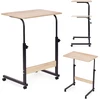 Mobile laptop table – side desk for armchair in light oak color, ModernHomedąb ModernHome