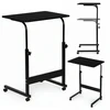 Mobile laptop table – side desk for armchair, juodas, ModernHome