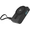 Pitaka Mobile Origin 10000 mAh Qi2 TFT ekranas pusiau kietas išorinis akumuliatorius PB19 – USB-C laidas juodas