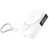 Pitaka Mobile Origin 10000 mAh Qi2 TFT Ekranas Semi-solid PowerBank PB19 – USB-C Cable Baltas