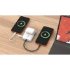 Pitaka Mobile Origin 10000 mAh Qi2 TFT ekranas pusiau kietas išorinis akumuliatorius PB19 – USB-C laidas baltas