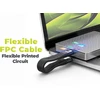 Mobile Origin 240W 40Gbps 8K USB-C raktų pakabuko laidas CB17 juodas