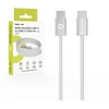 „Mobile Origin“ 60 W itin plonas USB-C į USB-C kabelis, 1 m, CB11 Baltas