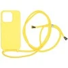 Mobile Origin Dėklas su virve, geltonas – iPhone 15 Pro