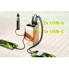 Mobile Origin PowerBank 65W PD 50000mAh su LCD ekranu ir žibintuvėliu PB18 – 2x USB-C + 2x USB-A