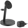 Mobile Origin Qi2 25W PowerStand Pro 3in1 su 40-60W AVS GaN įkrovikliu PW40 juodas