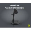 Mobile Origin Qi2 25W PowerStand Pro 3in1 su 40-60W AVS GaN įkrovikliu PW40 juodas