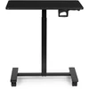 Mobilus juodas reguliuojamas stalas 70x48 cm ModernHome