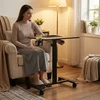 Mobilus juodas reguliuojamas stalas 70x48 cm ModernHome