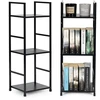 Modernhome Moderni lentyna, metalinis rėmas, LOFT, juoda