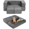 Ecotoys Didelė modulinė pilka sofa