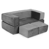 Ecotoys Didelė modulinė pilka sofa