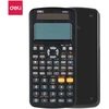 Mokyklinis skaičiuotuvas Deli D991EX, 552 funkcijos, juodos spalvos