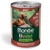 Monge Bwild adult konservuotas pašaras su ėriena, moliūgais ir cukinijomis 400g
