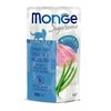 Monge SUPREME - Cat Wet Pouches su tunu, kefale ir šparaginėmis pupelėmis - sterilizuotoms katėms (80g)