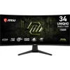 Monitorius MSI MAG 346CQDF E20 - UWQHD: 200Hz, HD: 400Hz | 3440x1440| Rapid VA Curve 1500R | 34"