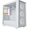 Montech X5M PC Case, Mid Tower, Micro-ATX, ARGB, Tempered Glass – Baltas
