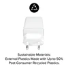 „Mophie Essentials“ maitinimo adapteris, dvigubas USB-C, PD, 50 W, ES, Baltas