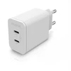 Zagg International Mophie Gan Charger - 45W sieninis įkroviklis (2x USB-C) (baltas) | Tiekimas