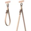 Moshi 2-in-1 Wrist &amp; Body Strap su adapteriu - Eco Leather Phone Lanyard Milktea Brown