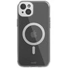 Moshi iGlaze MagSafe - dėklas skirtas Apple iPhone 15 Plus Luna Sidabrinis