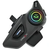 Motorcycle intercom Crown C10 Bluetooth 5.3 juodos spalvos